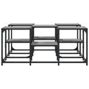vidaXL szürke sonoma szerelt fa dohányzóasztal 91x91x40 cm