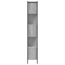 vidaXL szürke sonoma színű szerelt fa könyvespolc 102x28x172 cm