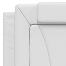 vidaXL fehér műbőr fejtámla párna Viana 100 cm