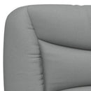vidaXL világosszürke szövet ágykeret matrac nélkül Hvar 200 x 200 cm