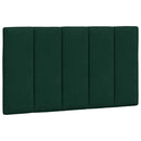 vidaXL sötétzöld bársony ágykeret matrac nélkül Hanko 90x200 cm