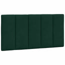 vidaXL sötétzöld bársony ágykeret matrac nélkül Hanko 100x200 cm