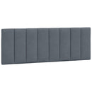 vidaXL sötétszürke bársony ágykeret matrac nélkül Hanko 120x200 cm
