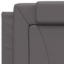 vidaXL szürke műbőr ágykeret Viana matrac nélkül 90x190 cm