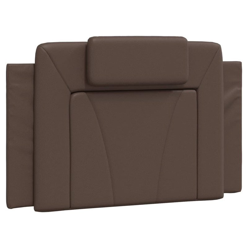 vidaXL barna műbőr ágykeret Viana matrac nélkül 90 x 200 cm