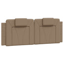 vidaXL cappuccino színű műbőr ágykeret Viana matrac nélkül 120x200 cm