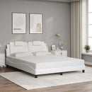 vidaXL fehér műbőr ágykeret Viana matrac nélkül 160x200 cm