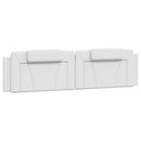 vidaXL fehér műbőr ágykeret Viana matrac nélkül 200x200 cm
