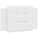 vidaXL fehér műbőr ágykeret matrac nélkül Zadar 90 x 200 cm