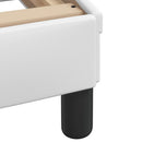 vidaXL fehér műbőr ágykeret matrac nélkül Zadar 90 x 200 cm