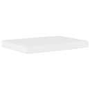 vidaXL fehér és fekete műbőr ágy Viana matraccal 140 x 200 cm