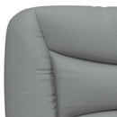 vidaXL világosszürke szövet ágykeret LED-del 80 x 200 cm