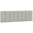 vidaXL világosszürke bársony ágykeret LED-ekkel matrac nélkül Hanko 160 x 200 cm