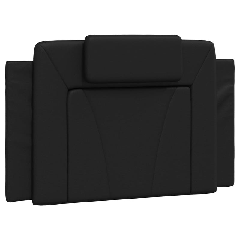 vidaXL fekete ágykeret Viana LED-ekkel matrac nélkül 90 x 200 cm