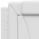 vidaXL fehér ágykeret Viana LED-ekkel matrac nélkül 90 x 200 cm