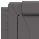 vidaXL szürke ágykeret Viana LED-ekkel matrac nélkül 90 x 200 cm