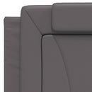 vidaXL szürke ágykeret Viana LED-ekkel matrac nélkül 100 x 200 cm