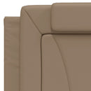 vidaXL cappuccino színű ágykeret Viana LED-ekkel matrac nélkül 100 x 200 cm