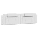 vidaXL fehér ágykeret Viana LED-ekkel matrac nélkül 200x200 cm
