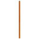 vidaXL viaszbarna tömör fenyőfa fejtámla 135 cm
