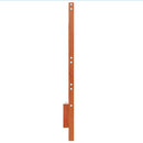 vidaXL viaszbarna tömör fenyőfa fejtámla 135 cm