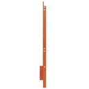 vidaXL viaszbarna tömör fenyőfa fejtámla 135 cm