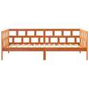 vidaXL viaszbarna tömör fenyőfa kanapéágy matrac nélkül 80 x 200 cm