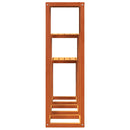 vidaXL 3 db viaszbarna tömör fenyőfa növényállvány