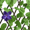 vidaXL 5 db zöld bővíthető műborostyán rács 180x70 cm