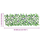 vidaXL 5 db zöld bővíthető műborostyán rács 180x70 cm