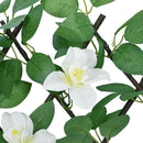 vidaXL zöld bővíthető műborostyánrács 180 x 30 cm