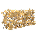 vidaXL 5 db narancssárga bővíthető műjuharlevélrács 180x30 cm