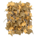 vidaXL 5 db narancssárga bővíthető műjuharlevélrács 180x30 cm