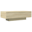 vidaXL sonoma tölgy színű szerelt fa dohányzóasztal 100 x 49,5 x 31 cm