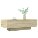 vidaXL sonoma tölgy színű szerelt fa dohányzóasztal 100 x 49,5 x 31 cm