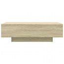 vidaXL sonoma tölgy színű szerelt fa dohányzóasztal 100 x 49,5 x 31 cm