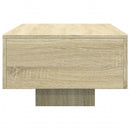 vidaXL sonoma tölgy színű szerelt fa dohányzóasztal 100 x 49,5 x 31 cm