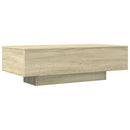 vidaXL sonoma tölgy színű szerelt fa dohányzóasztal 100 x 49,5 x 31 cm
