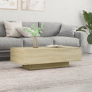 vidaXL sonoma tölgy színű szerelt fa dohányzóasztal 100 x 49,5 x 31 cm