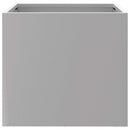 vidaXL 2 db ezüstszínű horganyzott acél növénytartó 42 x 40 x 39 cm