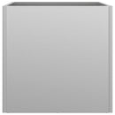 vidaXL 2 db ezüstszínű horganyzott acél növénytartó 42 x 40 x 39 cm