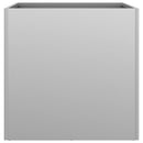 vidaXL 2 db ezüstszínű horganyzott acél növénytartó 42 x 40 x 39 cm