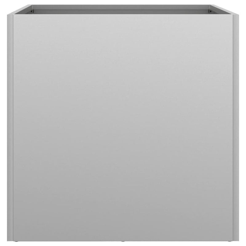 vidaXL 2 db ezüstszínű horganyzott acél növénytartó 42 x 40 x 39 cm