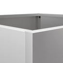 vidaXL 2 db ezüstszínű horganyzott acél növénytartó 42 x 40 x 39 cm