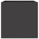 vidaXL fekete acél növénytartó 49 x 47 x 46 cm