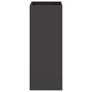 vidaXL fekete acél növénytartó 32 x 29 x 75 cm