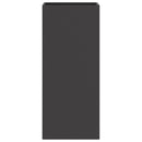 vidaXL fekete acél növénytartó 32 x 29 x 75 cm