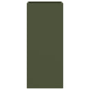 vidaXL olívazöld acél növénytartó 32 x 29 x 75 cm