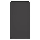 vidaXL fekete acél növénytartó 42 x 38 x 75 cm