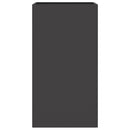 vidaXL fekete acél növénytartó 42 x 38 x 75 cm